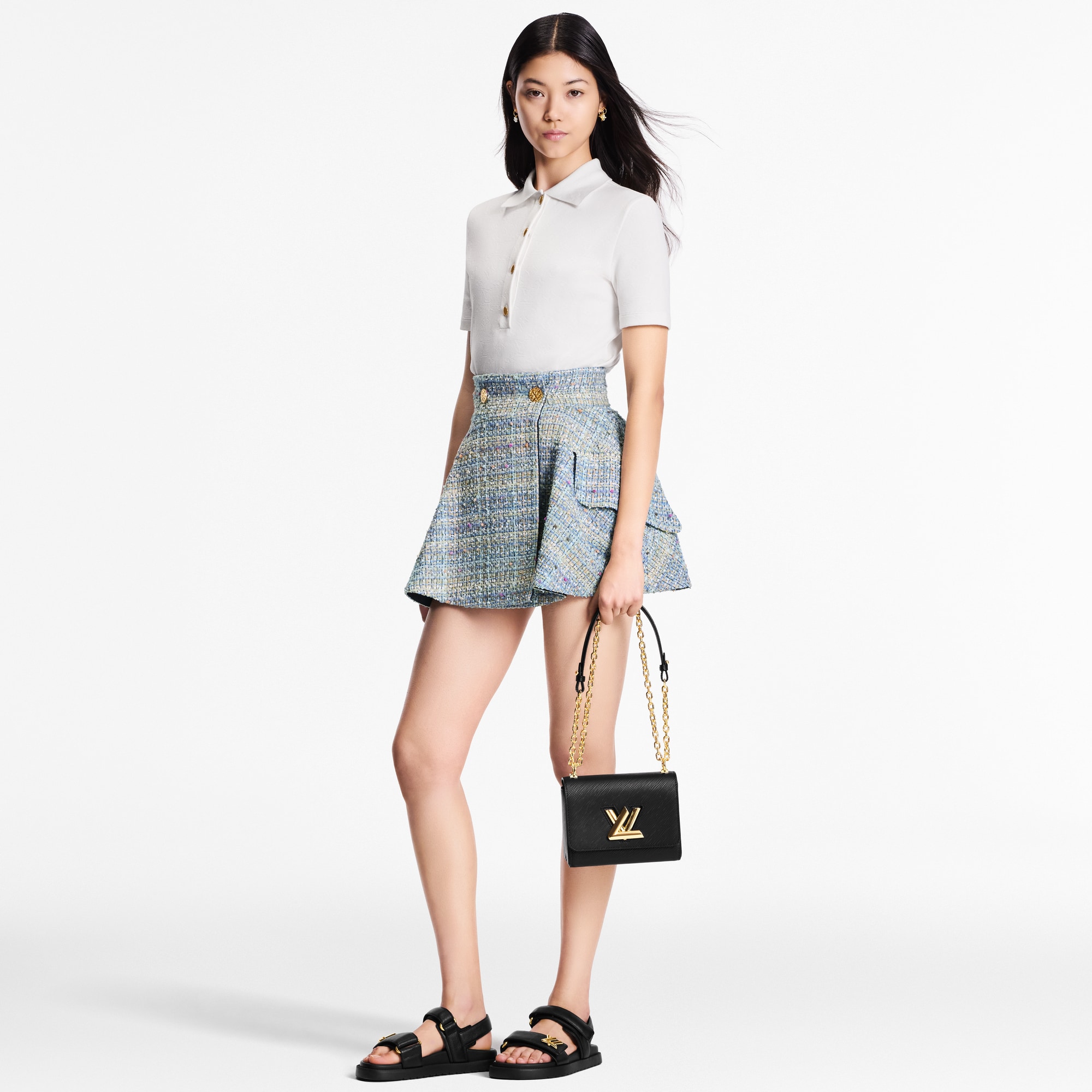 Monogram Piqué Polo Top - Women - Ready-to-Wear | LOUIS VUITTON ®